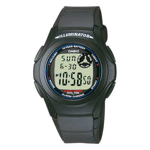 Наручные часы электронные мужские Casio Illuminator Collection F-200W-1A в Золла