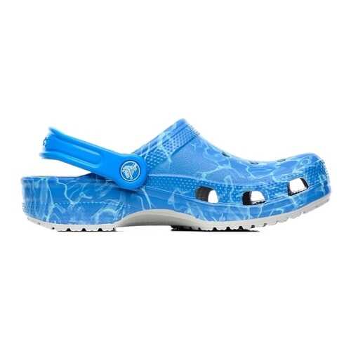 Сабо мужские Crocs Classic water graphic clog голубые 45.5 RU в Золла