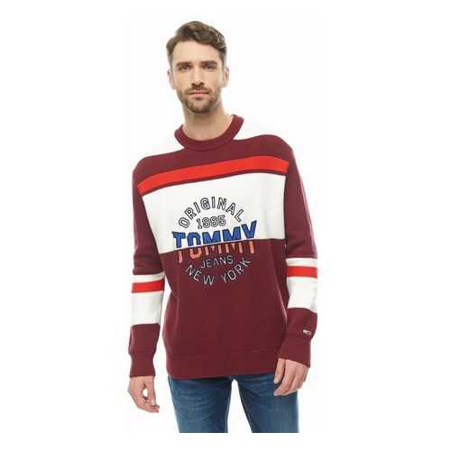 Свитер мужской Tommy Jeans DM0DM06992 0EH красный L в Золла