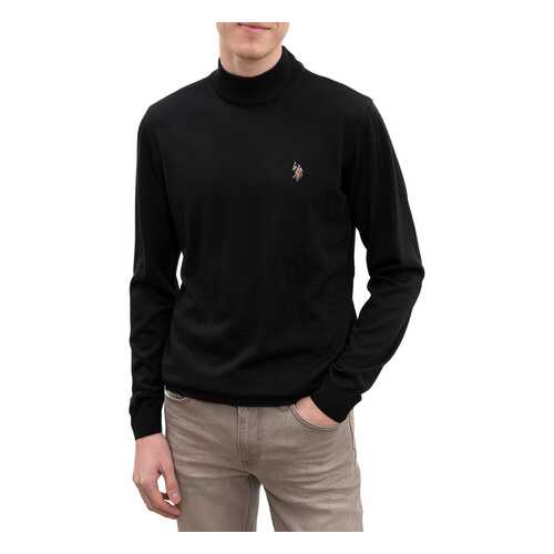 Водолазка мужская U.S. POLO Assn. G081SZ0TK0TH03-BSK9 черная 2XL в Золла