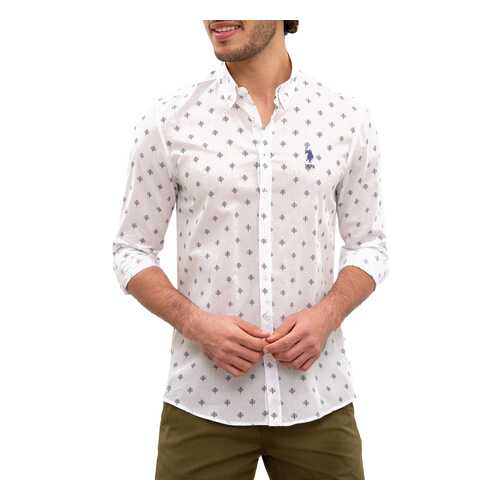 Рубашка мужская U.S. POLO ASSN. G081SZ0040LIFIN белая XL в Золла