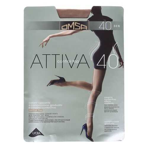 Колготки Omsa ATTIVA 40 CONTROL TOP / Daino (Загар) / 5 (XL) в Золла