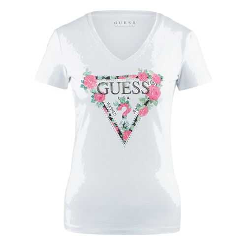 Футболка женская Guess W0YI85-J1300 белая XS в Золла